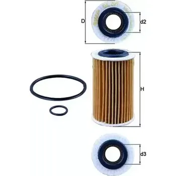 Olejový filtr MAHLE Olejový filtr MAO OX 209D