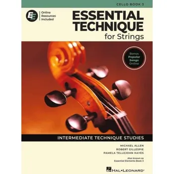 Essential Technique for Strings 3 (noty na violoncello)(+audio+video)