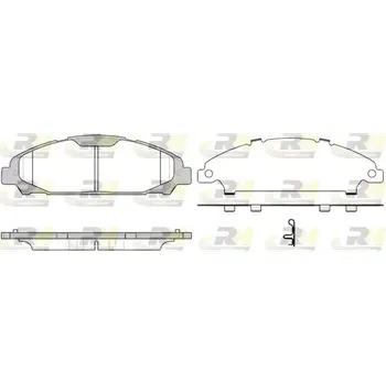 Brzdová destička ROADHOUSE Sada brzdových destiček RDH 21620.00