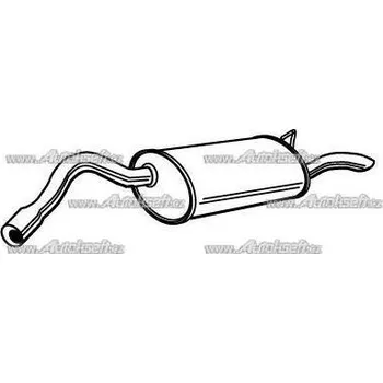 Zadní díl výfuku Starline Koncový díl výfuku 40.12.406