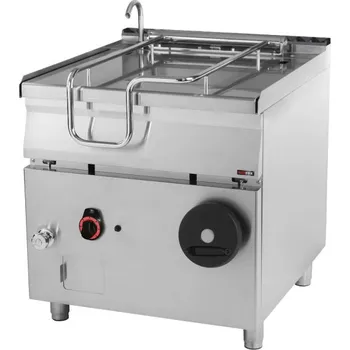 Sporák Pánev sklopná manuální plynová 80 l ocelové dno | REDFOX - BR 90