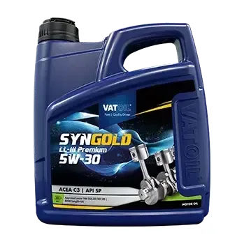 Motorový olej VATOIL Motorový olej SynGold LL-III Premium 5W-30 4 l VAT 50583