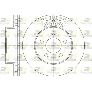 Brzdový kotouč ROADHOUSE Brzdový kotouč - 288 mm RDH 6895.10