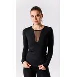 GoldBee Stahující Tričko Mesh S Dlouhým Rukávem Black Barva: Black, Velikost: L