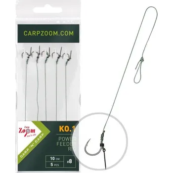 Návazec FC Power Feeder Rig KO.1 - 5 ks/10 cm/0,18 mm/vel.6