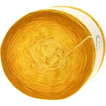 Příze Žluté ombre 3-nitka 750 m - Misha style příze
