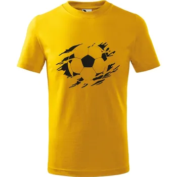 Chlapecké tričko DOBRÝ TRIKO Dětské tričko Fotbalový míč Velikost: 110 /4 roky, Barva: Žlutá