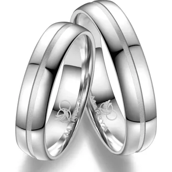 Prsten MARRYA® Pánský snubní prsten Stříbro AG925 - velikost 72 - SI-16-72