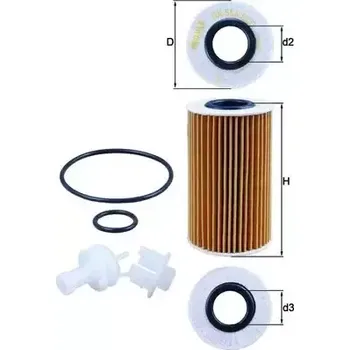 Olejový filtr MAHLE Olejový filtr MAO OX 554D2