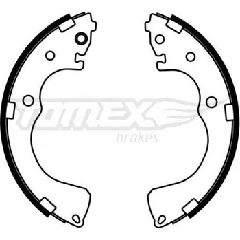 Brzdová čelist TOMEX Brakes Sada brzdových čelistí TMX TX 22-99