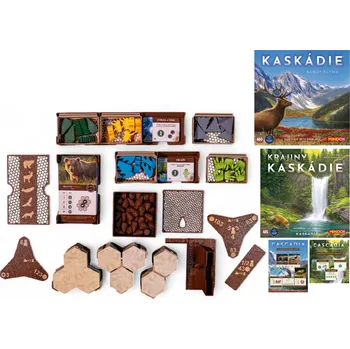 Příslušenství k deskovým hrám MitroCZECH Kaskádie a Krajiny Kaskádie - insert pro hru Barva: Vícebarevná