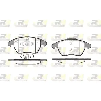 Brzdová destička ROADHOUSE Sada brzdových destiček RDH 21030.10