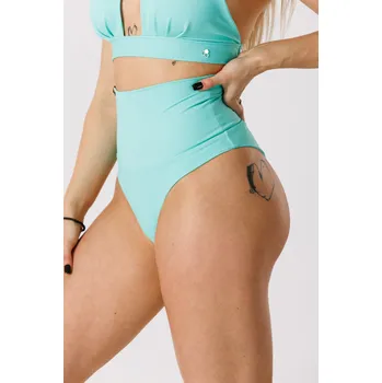 Dámské plavky GoldBee Plavky Stahovací Brazilky Mint Green Barva: Mint Green, Velikost: S