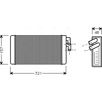 AVA QUALITY COOLING Výměník tepla - vnitřní vytápění AVA AI6052