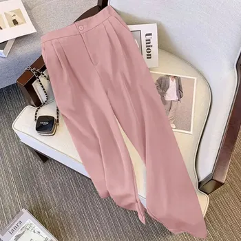 Dámský komplet – sako a kalhoty, zúžený střih Velikost: M, Barva (Varianta): Pink Pants