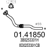 MTS Výfuková trubka MTS 01.41850
