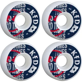 Kolečko na skateboard KFD - DIY - 52mm - Red - Skateboardová kolečka