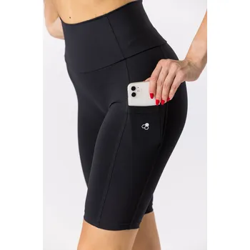 Dámské kalhoty GoldBee Kraťase S Kapsou Black Barva: Black, Velikost: 3XL