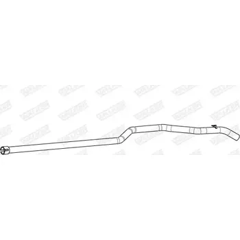 Výfukový systém WALKER Výfuková trubka WA 10909