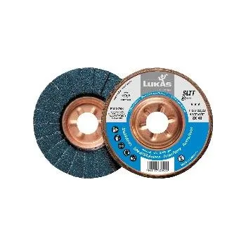 Brusný kotouč LUKAS brusný lamelový kotouč SLTT zirkon-korund o 115 mm zrnitost 40 (10 ks)