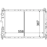 LKQ Chladič vody 18.36.503