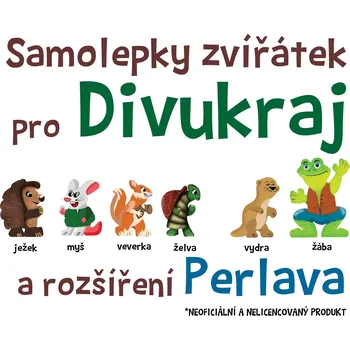 Příslušenství k deskovým hrám MitroCZECH Samolepky pro Divukraj a rozšíření Perlava