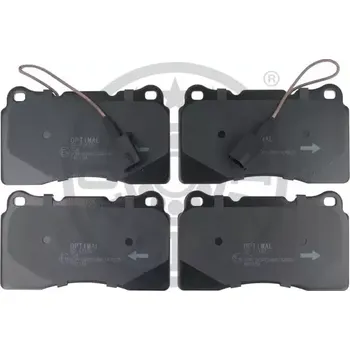 Brzdová destička OPTIMAL Sada brzdových destiček OPT BP-12122