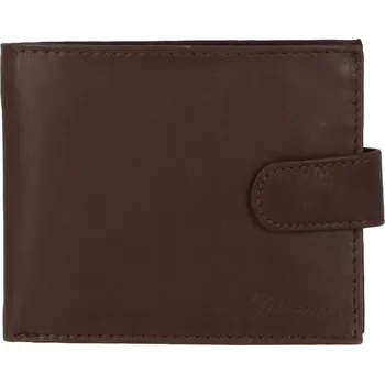 Peněženka Pánská kožená hnědá peněženka - Delami 9371 hnědá