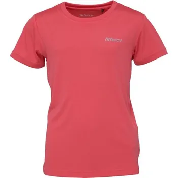 Chlapecké tričko Dětské fitness triko Fitforce OLVE 164/170 Lososová, Stříbrná