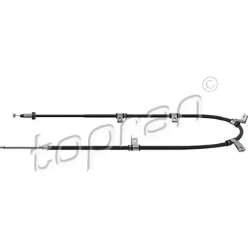Lanko parkovací brzdy TOPRAN Tažné lanko parkovací brzdy TPR 820 759