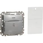 SCHNEIDER ELECTRIC SCHNEIDER Sedna Design & Elements Spínač pro hotelové karty alu SDD113121