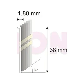 Hřebík Hřebík 15G-DA/38 šikmý 34°, 4 000 kusů v balení