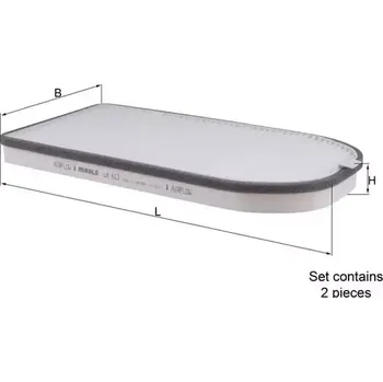 Kabinový filtr MAHLE Filtr vzduchu v interiéru MAO LA 613/S