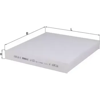 Kabinový filtr MAHLE Filtr vzduchu v interiéru MAO LA 833