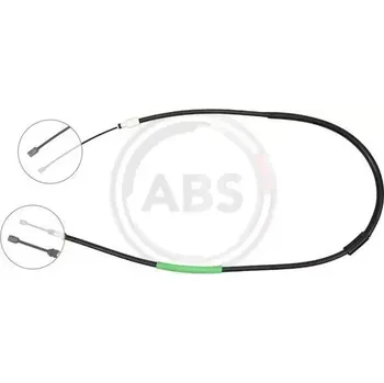 Lanko parkovací brzdy A.B.S. Tažné lanko - parkovací brzda ABS K13418