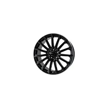 Alu kolo Wheelworld Alufelge 9.0 J x 20 112/5/54/66,6 WH39 Schwarz gl?nzend lackiert mit hochglanzpoliertem Felgenbett 9x20 5x112 ET0.00