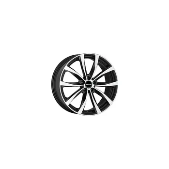 Auto-moto MAK WOLF BLACK MIR 5X100 ET38 HB57.1 MAK 7x17 5x100 ET38.00 gloss black / polished