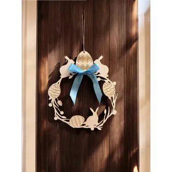 Velikonoční dekorace Velikonoční věnec k zavěšení