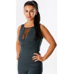 GoldBee Stahující Dlouhý Top Mesh Onyx Barva: Onyx, Velikost: M