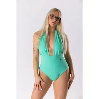Dámské spodní prádlo GoldBee Jednodílné Stahovací Plavky Kalhotky Mint Green Barva: Mint Green, Velikost: L