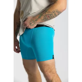 Boxerky GoldBee Boxerky Dlouhé Blue Barva: Blue, Velikost: L