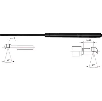 Dveře karosérie METZGER Plynová vzpěra zavazadlového prostoru MTG 2110316