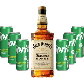 Likér Párty Set Jack Daniel's Honey 0,7l 35% + 6× Sprite 0,33l