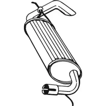 Autodíl BOSAL Zadní tlumič výfuku BS 211-393