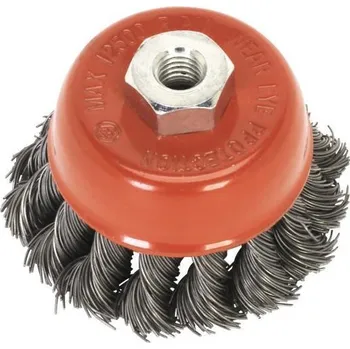 Drátěný kartáč SEALEY Miskový drátěný kartáč, 65 mm, M14 x 2 mm GV TKCB651