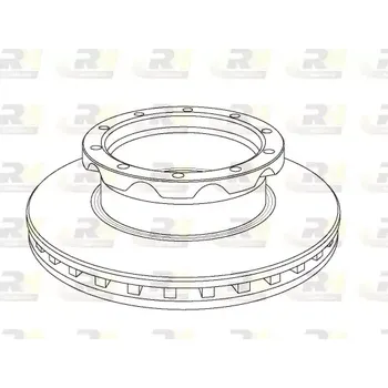 Brzdový kotouč ROADHOUSE Brzdový kotouč - 430 mm RDH NSX1050.20