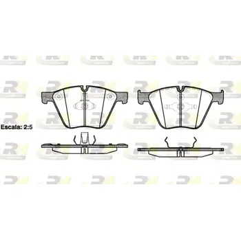 Brzdová destička ROADHOUSE Sada brzdových destiček RDH 21419.00