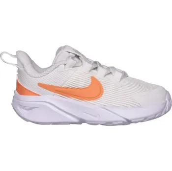 Chlapecké tenisky Dětská volnočasová obuv Nike STAR RUNNER 4 6C Bílá, Oranžová
