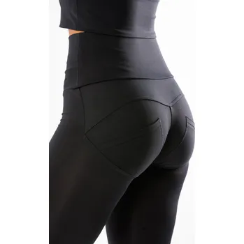 Dámské legíny GoldBee Legíny Push-Up Pro Lycra Black Barva: Black, Velikost: 3XL
