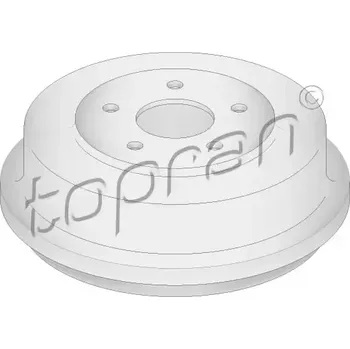 Brzdový buben TOPRAN Brzdový buben TPR 302 250